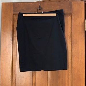 Black pencil skirt